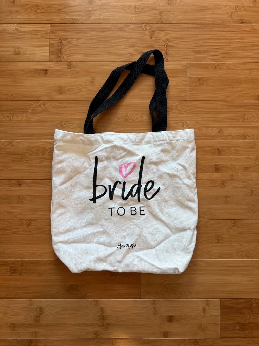 Bride to Be Canvas Tote Bag 💍🤍